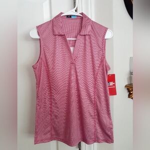 New With Tags Women's PGA Sleeveless Performance Golf Shirt Medium
